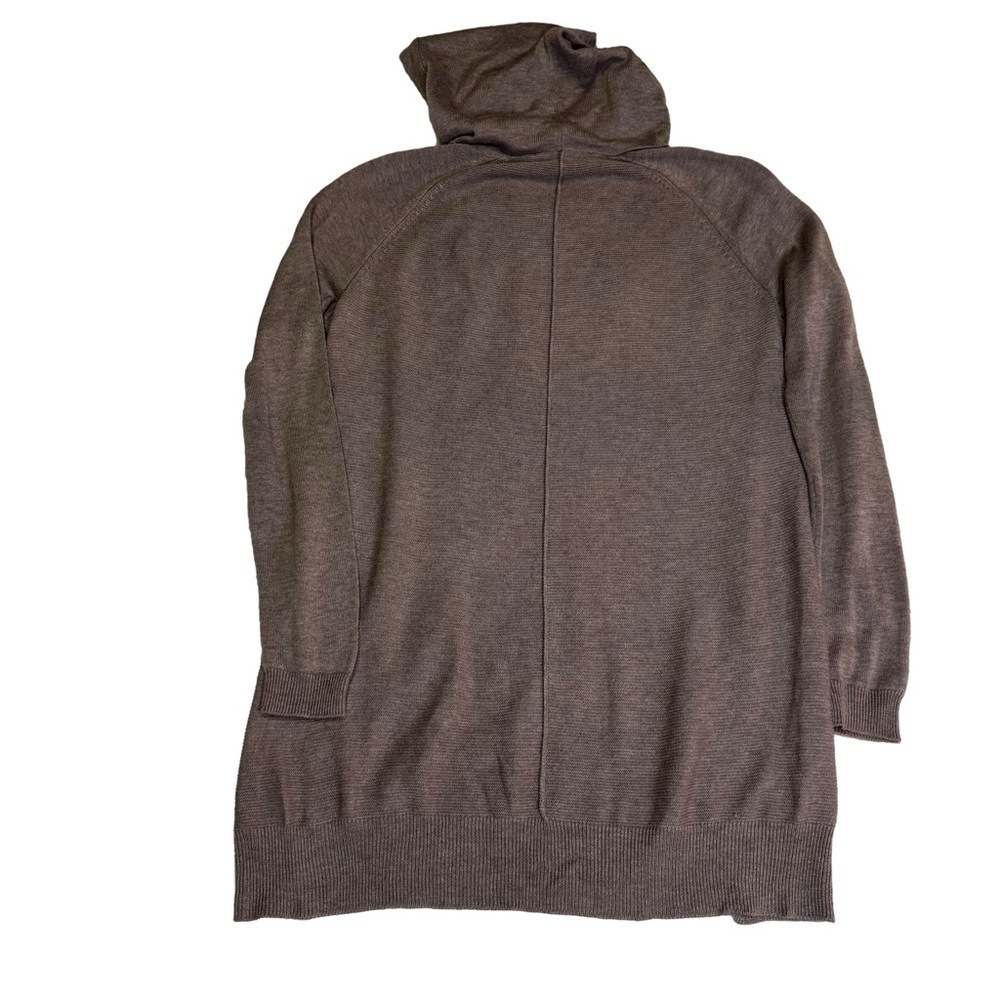 Laurie Felt Gray Hooded Sweater Cashmere Blend Size XS Ribbed Cuffs and Hem NWOT - Picture 12 of 12